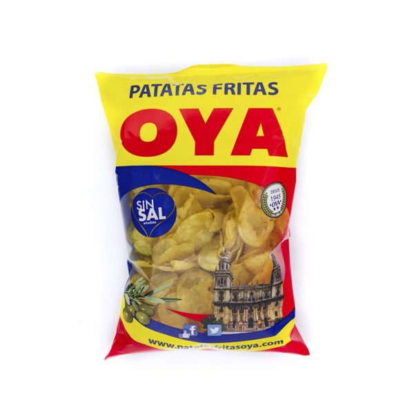 Bolsa de Patatas Fritas OYA con Aceite de Oliva sin Sal 225g
